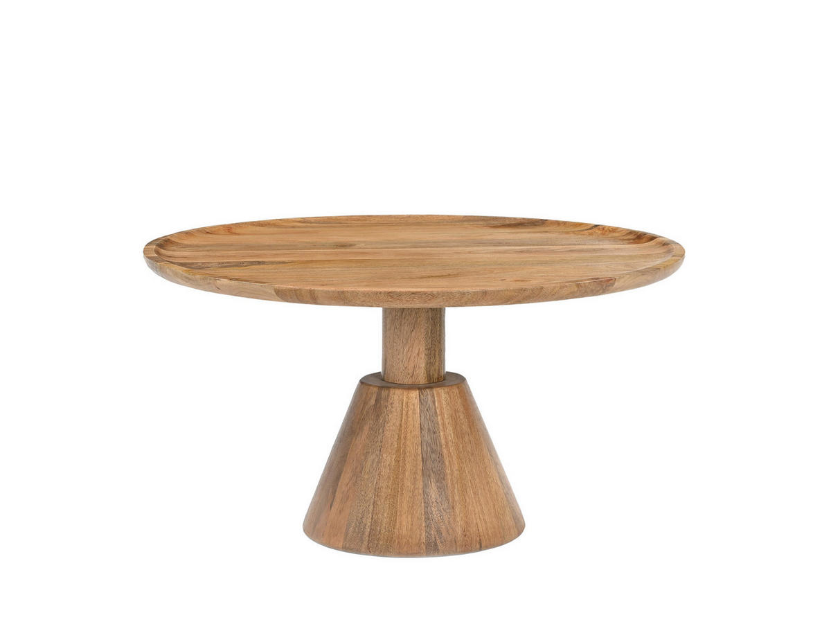 COUCHTISCH Jade Mangoholz Natur Natur - Naturfarben, Holz (75/75/40cm)