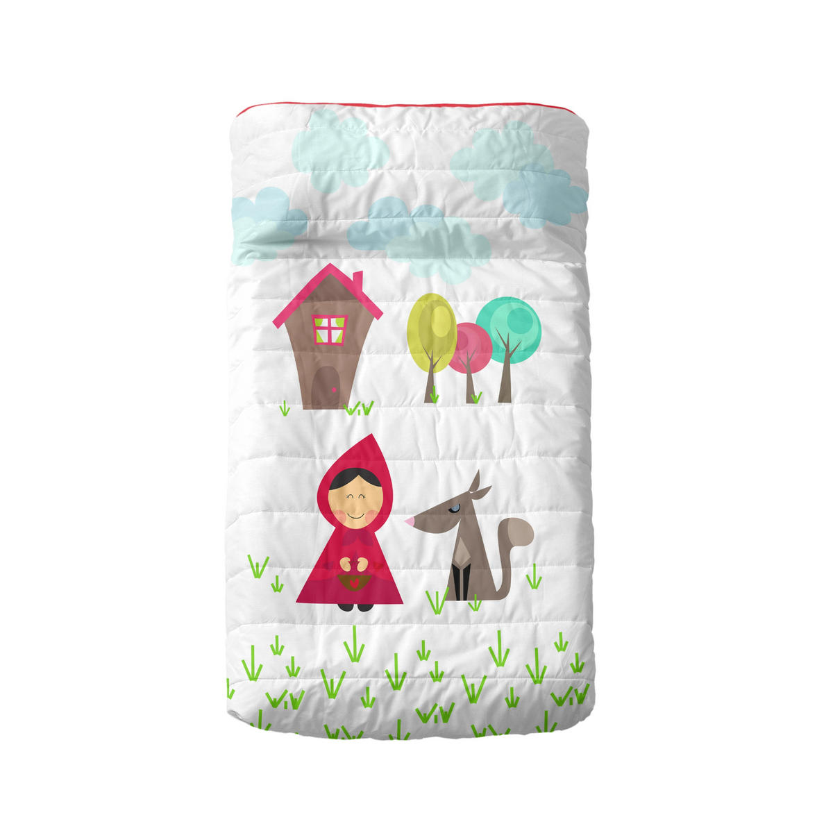 TAGESDECKE grandma 100x130 cm (kinderbett) mehrfarbig - Multicolor, Textil (100/130cm) - Happy Friday