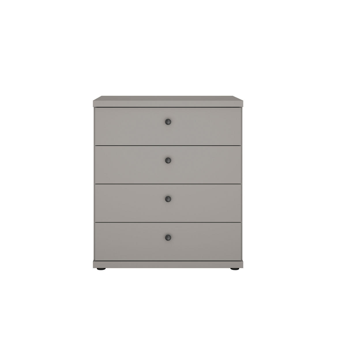 KOMMODE Greenholm in Kieselgrau 75 x 86 x 42 cm (BxHxT) - Stil trifft auf Funktion, Schubkastenkommode - Grau, Holzwerkstoff (75/86/42cm)