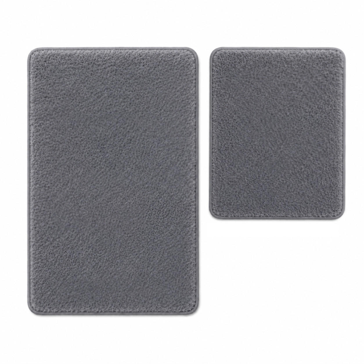 BADEMATTE Set 2tlg UNI ANTHRAZIT - Anthrazit, Textil (60/100cm) - ROLFNERS