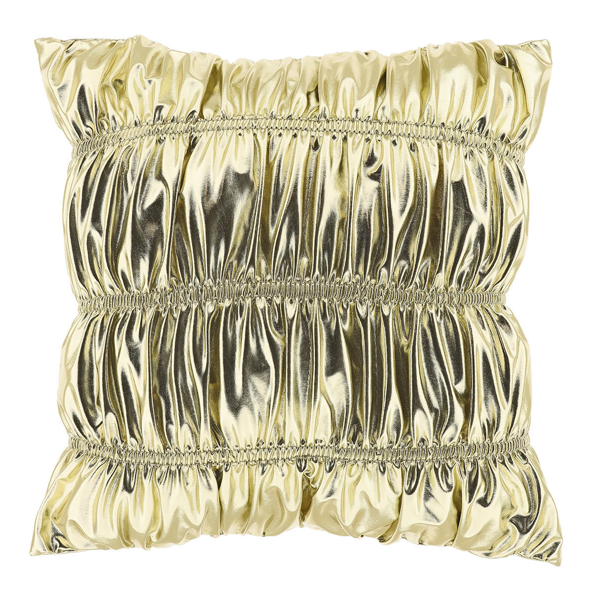 DEKOKISSEN Shine Gold 45/45/8 cm - Goldfarben, Textil (45/45cm) - Unique Living
