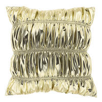 DEKOKISSEN Shine Gold 45/45/8 cm - Goldfarben, Textil (45/45cm) - Unique Living