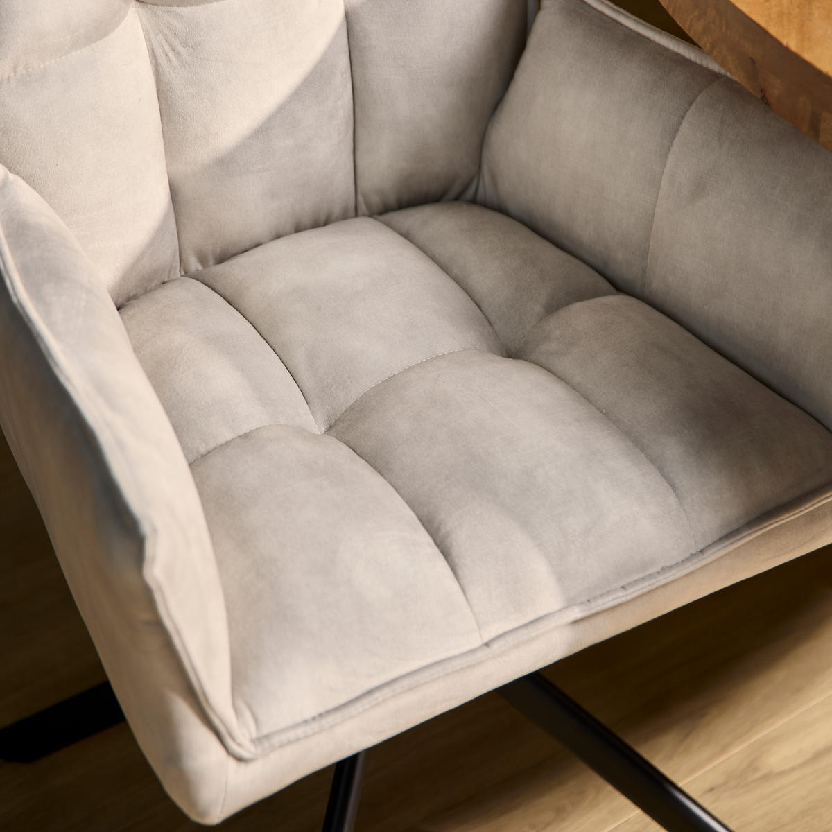 ESSZIMMERSTUHL Dani Grau 58/67/64 cm - Grau, Textil (67/64/58cm) - Starfurn