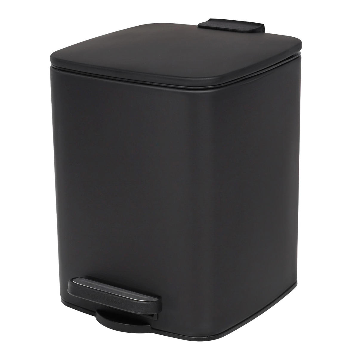 TRETEIMER Balvo 6 l - Schwarz, Metall (19.5/25/23.5cm) - NUXIO