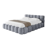 POLSTERBETT mit Bettkasten und Lattenrost, Bett mit Matratze H3/H4 - LEYA-v1 180x200 Grau - Grau, Holzwerkstoff/Textil (180/200cm) - ALTDECOR