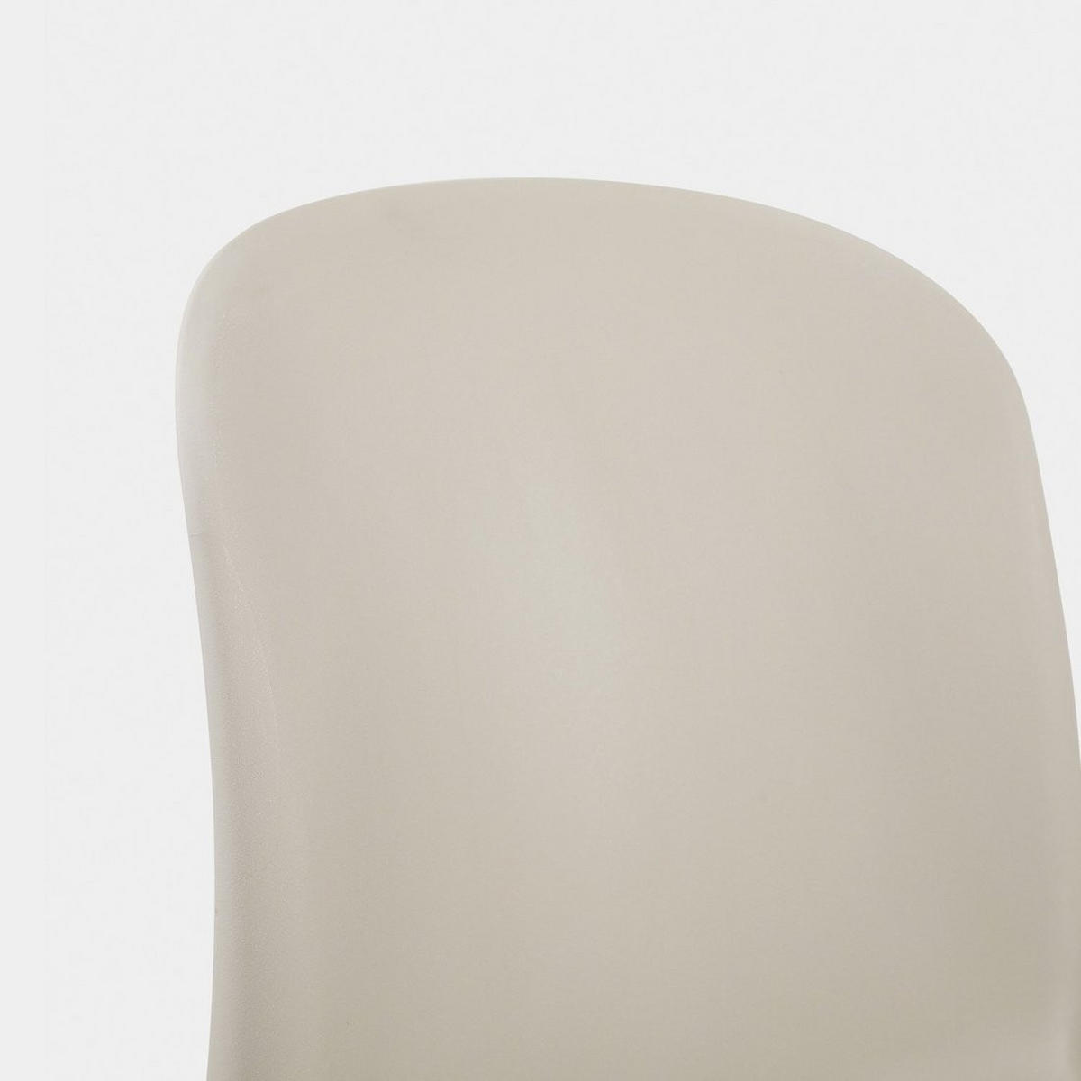 GARTENSTUHL Ethan Beige 50 cm x 79 cm 4er-Set - Beige, Kunststoff (50/79/56cm) - Klast Home