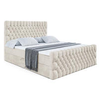 BOXBETT SERENE-Z - 140 x 200 - H4 - Ecru - Ecru, Holzwerkstoff (140/200cm) - ALTDECOR