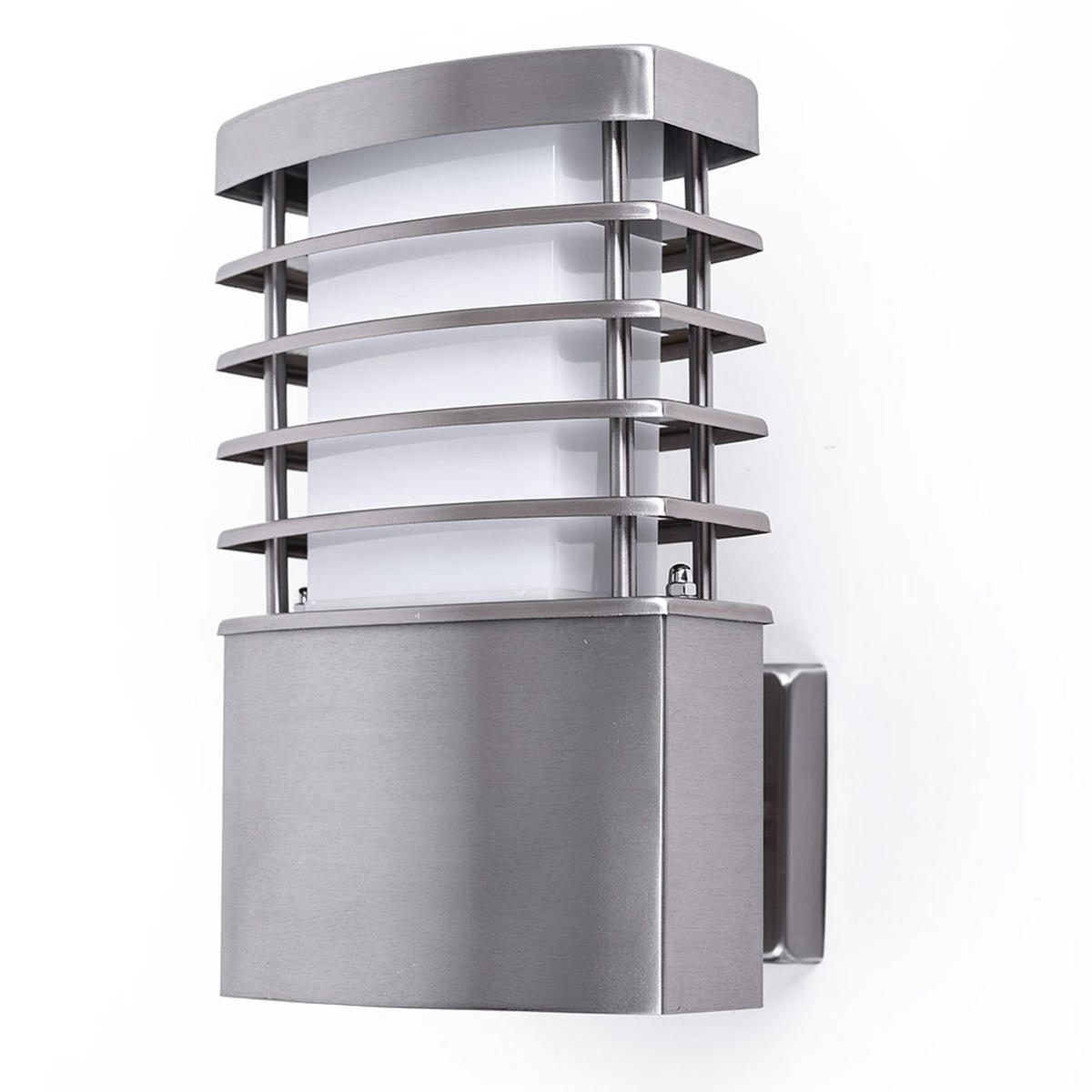 LED AUSSENLEUCHTE CHESTA Edelstahl Silber - Silberfarben, Metall (13.4/14.2/23cm) - Wofi
