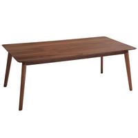 ESSTISCH 200/100/75 cm Dunkelbraun Rechteckig Madox - Dunkelbraun, Holzwerkstoff (200/100/75cm) - Beliani