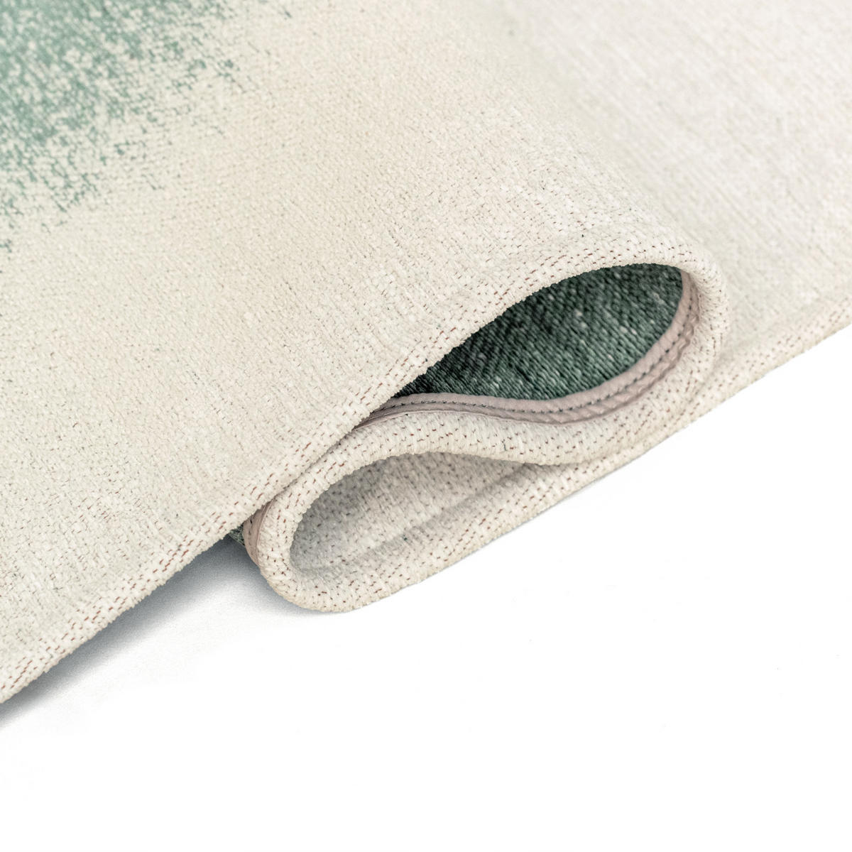 TEPPICH Green Day Meditation Drop 140/140 cm - Grün, Kunststoff/Textil (140/140cm) - Louis De Poortere