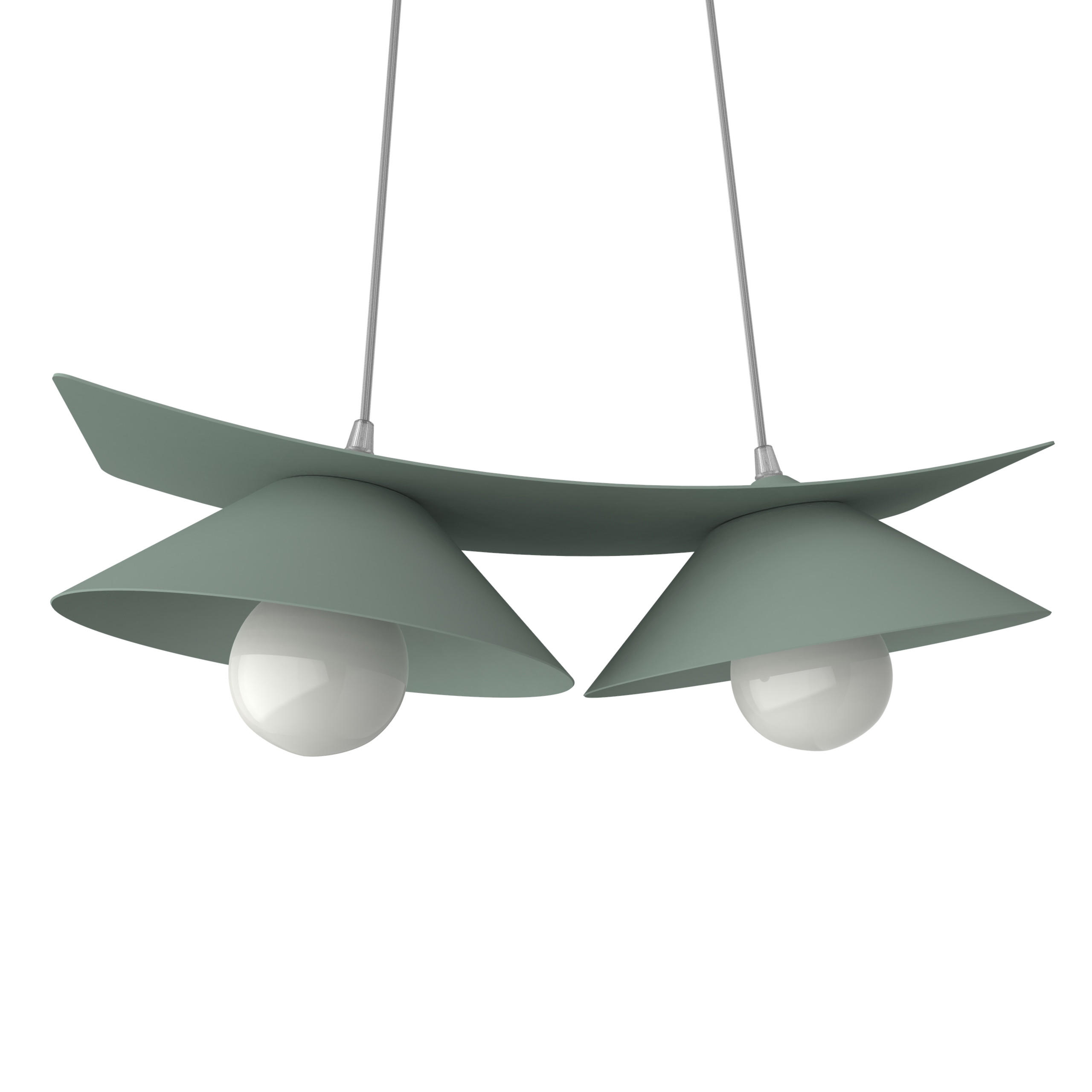 Lumicom Hängeleuchte Grün 50x16x25 cm