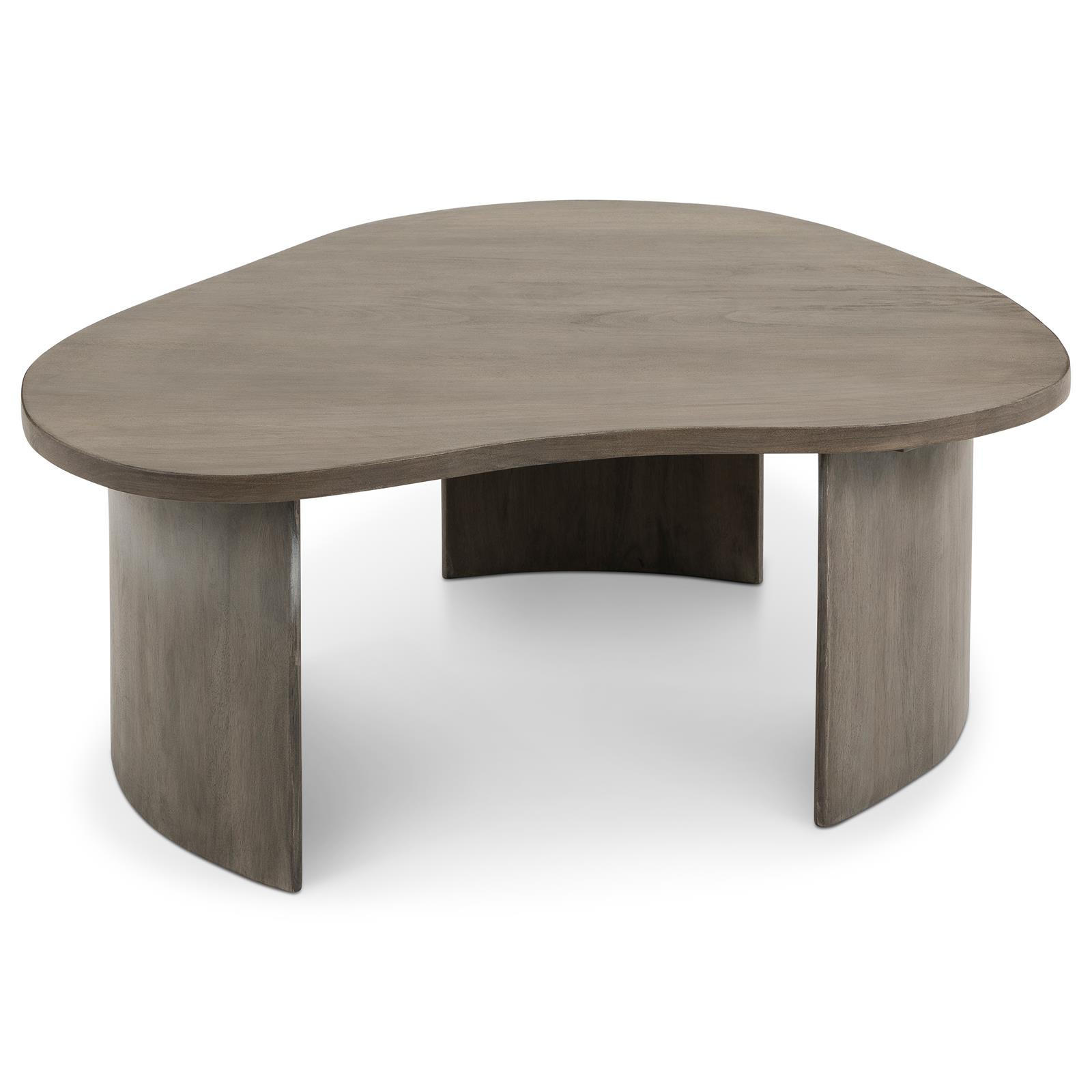 COUCHTISCH CALUA grau - Grau, Holz (90/104/40cm) - IDIMEX