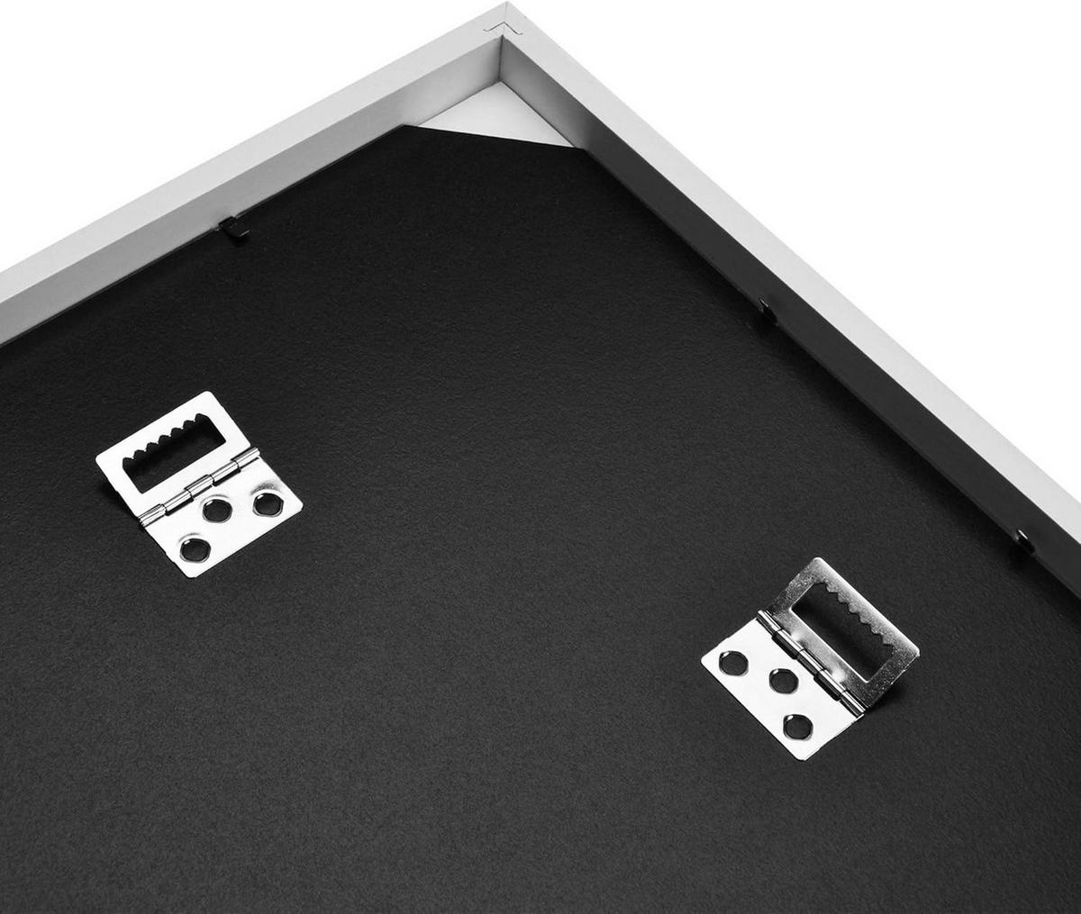 BILDERRAHMEN Galeria 15x21cm + 10x15cm Weiß (4tlg) - Weiß, Holzwerkstoff (30/2/37cm) - BoMoe