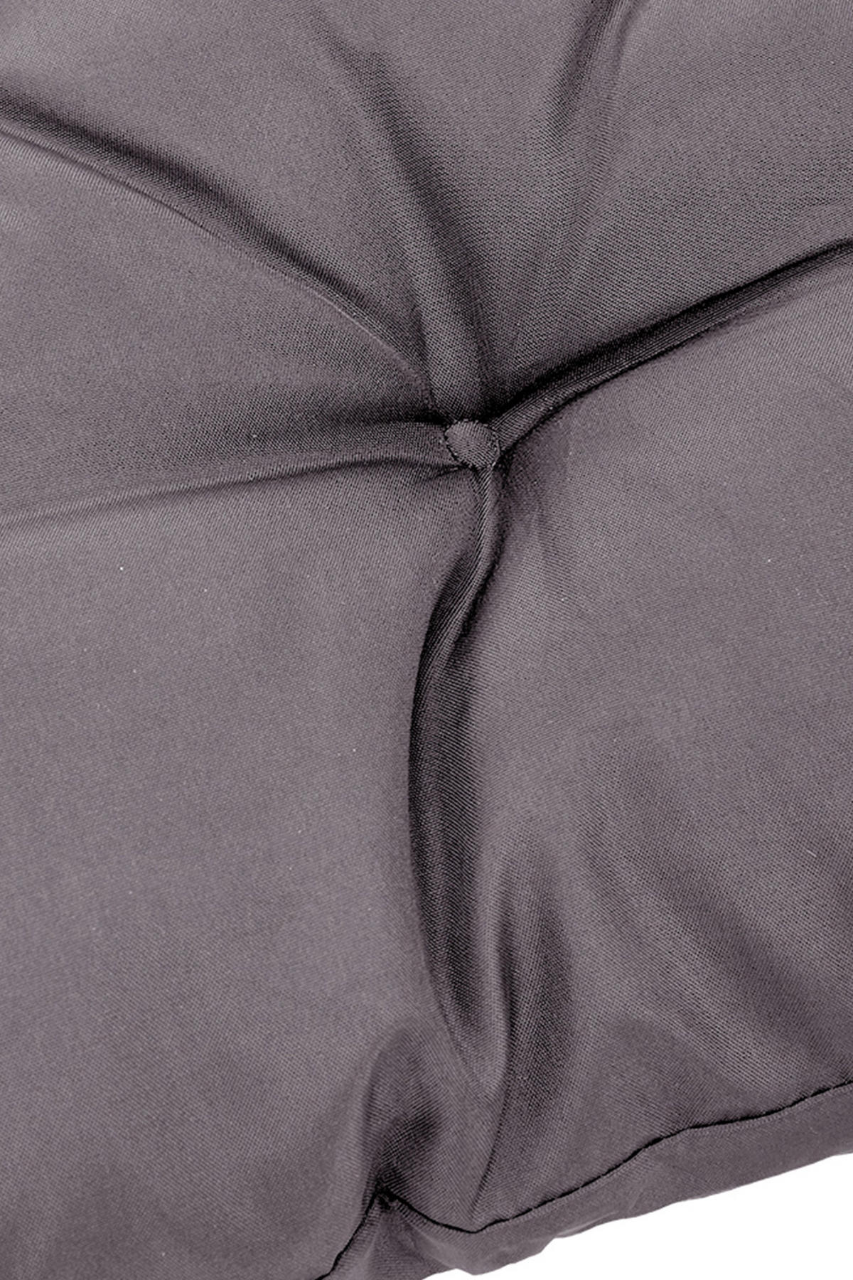 SITZKISSEN für Gartenbänke aus Polyester PP-Baumwolle in Dunkelgrau Leicht und tragbar 120 cm B x 50 cm T - Dunkelgrau, Textil (50/120cm) - Livingandhome