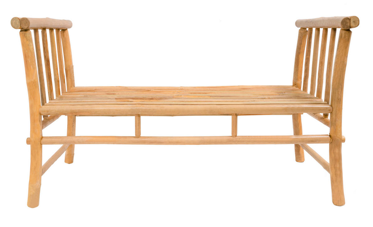 SITZBANK Holz Beige - Beige, Holz (120/64.6/56cm) - Nordlys