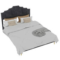 POLSTERBETT 160/200 cm in Grau Stoff - Grau, Holzwerkstoff/Textil (160/200cm) - WISHDOR
