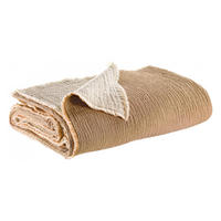 WURFDECKE Emilio kupferbraun 260 x 260 cm - Dunkelorange, Textil (260/260cm) - Vivaraise