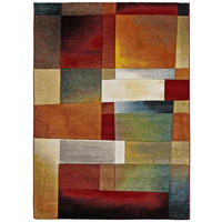 WEBTEPPICH Mehrfarbig Matrix 120/170 cm - Multicolor, Naturmaterialien/Textil (120/170cm) - Atticgo