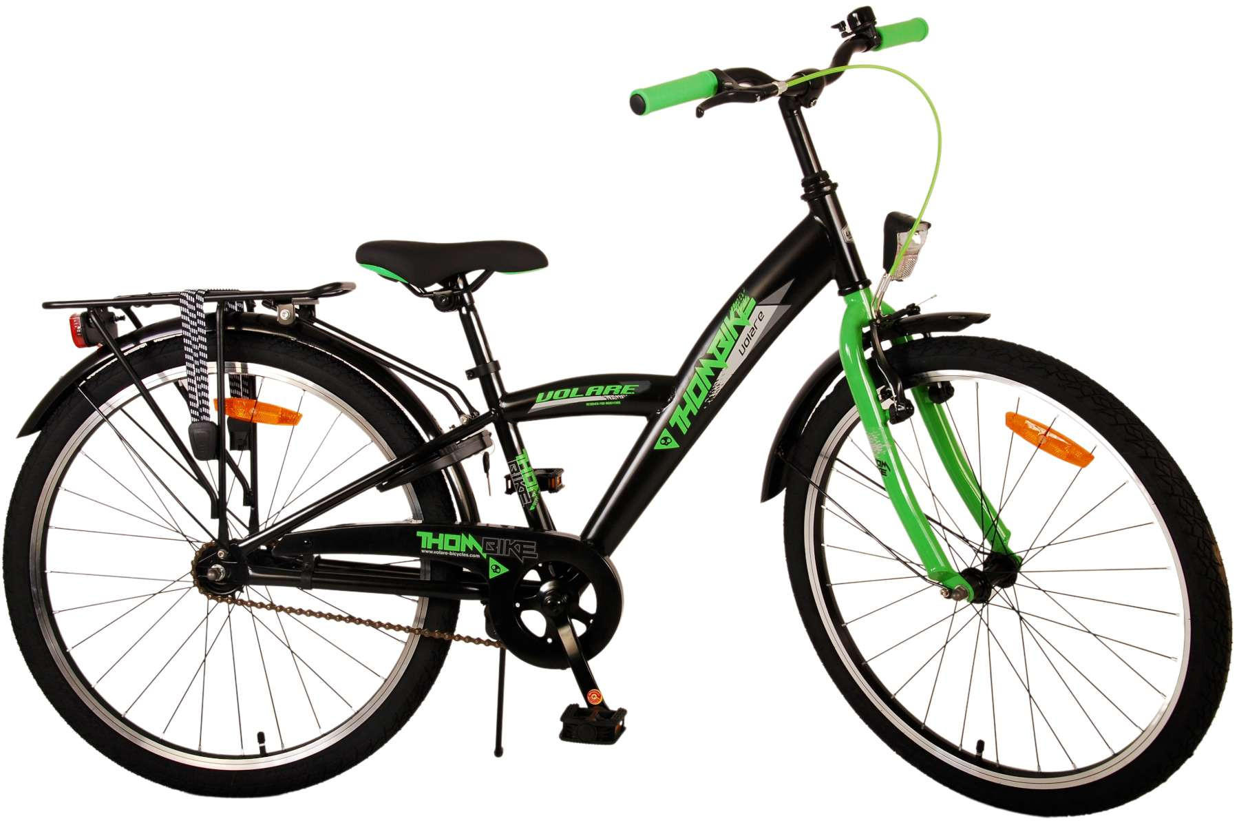 KINDERFAHRRAD Thornbike - Jungen - Rücktritt + Handbremse - 24 Zoll - Grün - Grün, Metall (61cm) - TPFSports