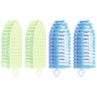 REINIGUNGSBÜRSTEN 4er-Set flexibel Maximex - Multicolor, Kunststoff (18.5/6.5/3.8cm) - Maximex