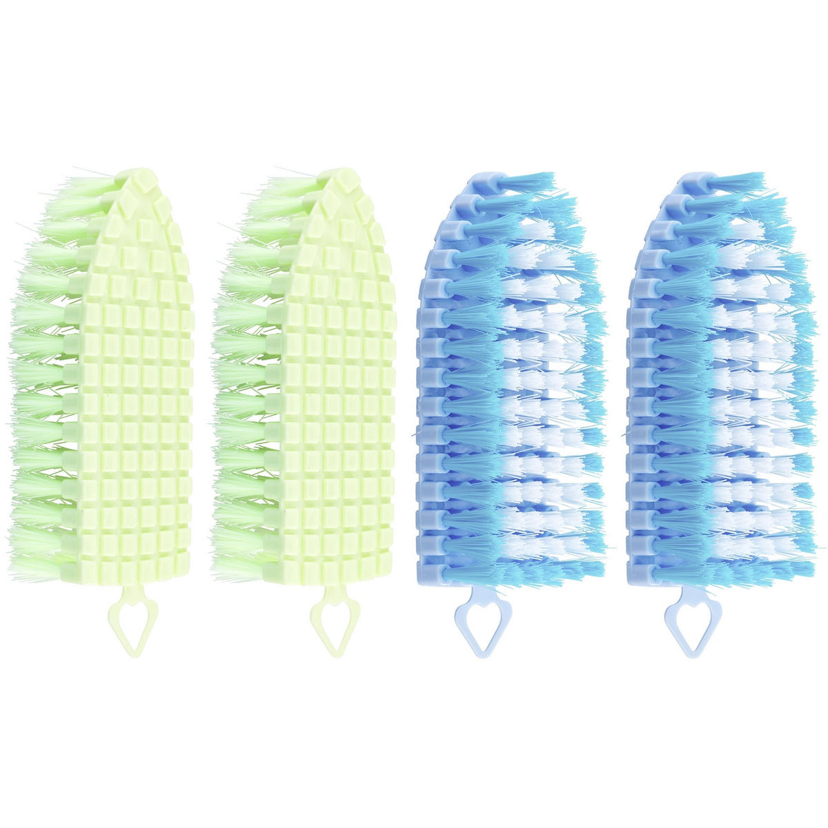 REINIGUNGSBÜRSTEN 4er-Set flexibel Maximex - Multicolor, Kunststoff (18.5/6.5/3.8cm) - Maximex