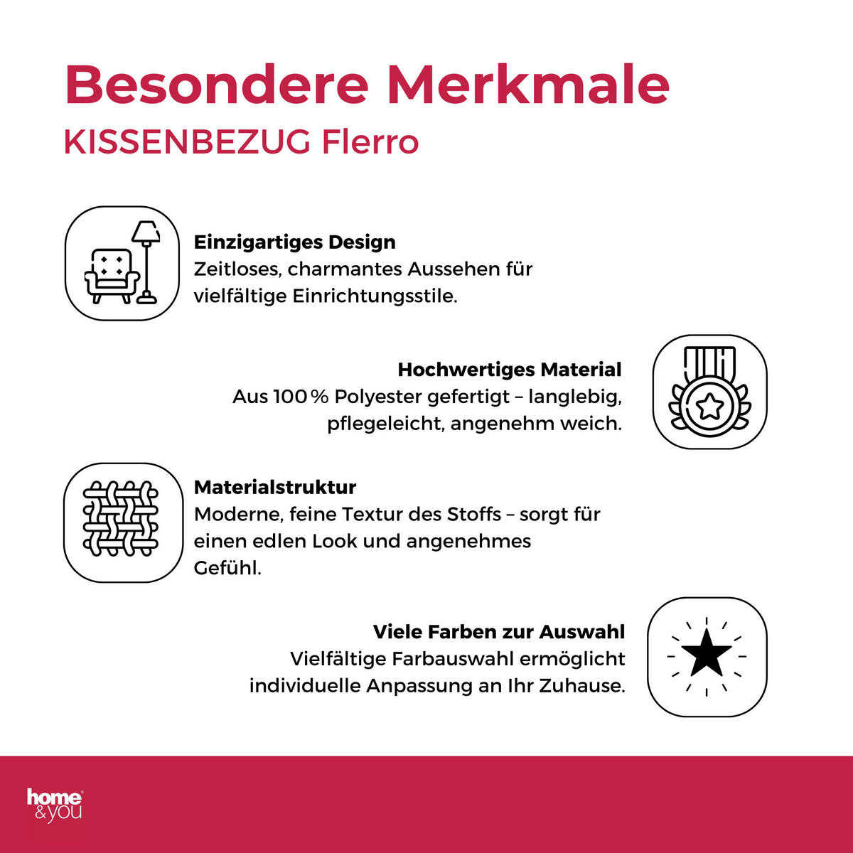 KISSENBEZUG Flerro, Dekorativer Kissenhülle, 45x45 cm, Schwarzer Samt mit Blumen - Schwarz, Textil (45/45cm) - home&you