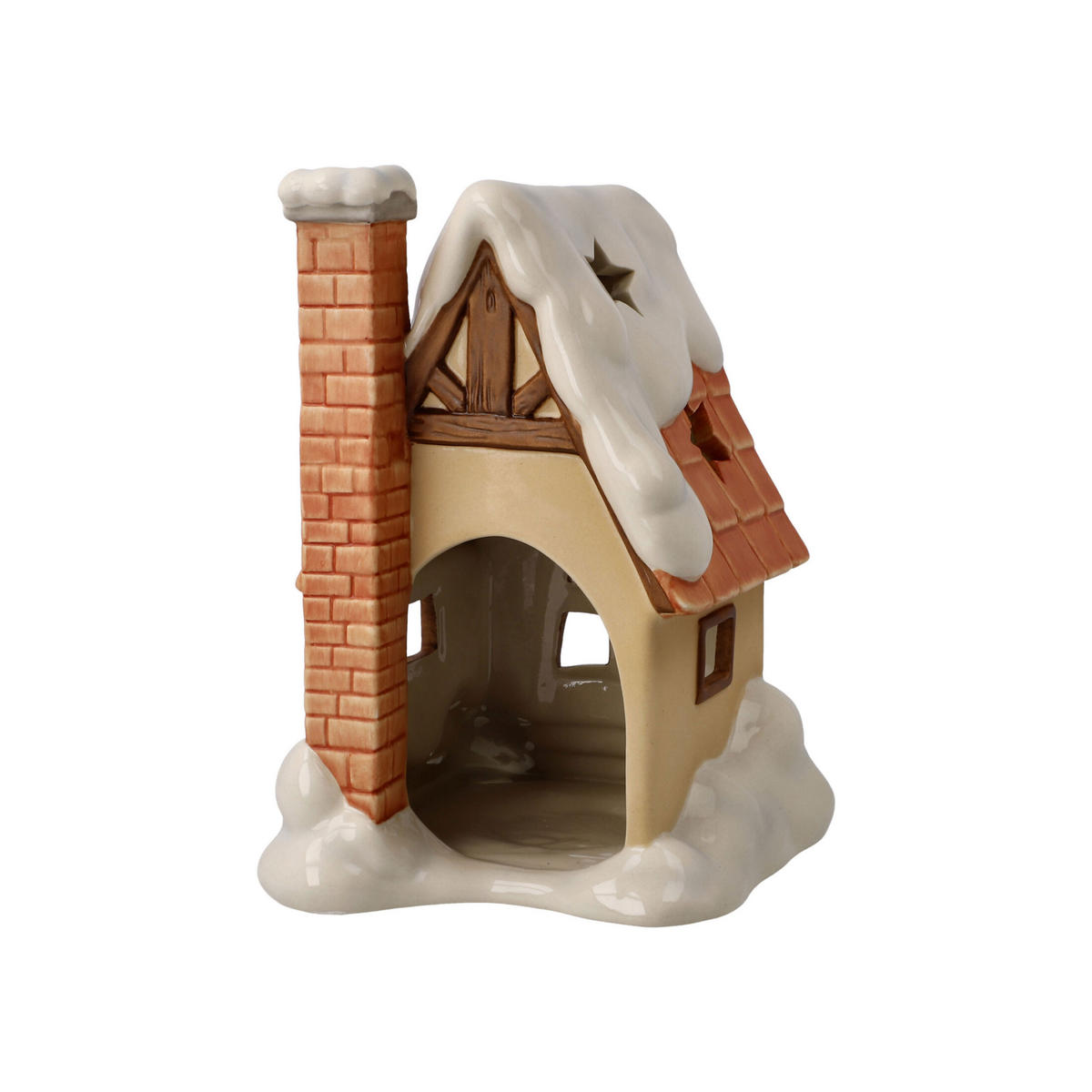 WINDLICHT Lichterhaus, Steingut, H 17 cm - Multicolor, Keramik (12/17/14cm) - Goebel