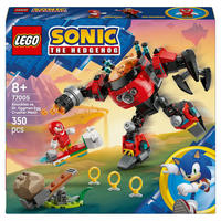 KLEMMBAUSTEINE Sonic: Knuckles gegen Dr. Eggmans Eierzerstörer - Rot, Kunststoff (26.2/5.9/28.2cm) - Lego