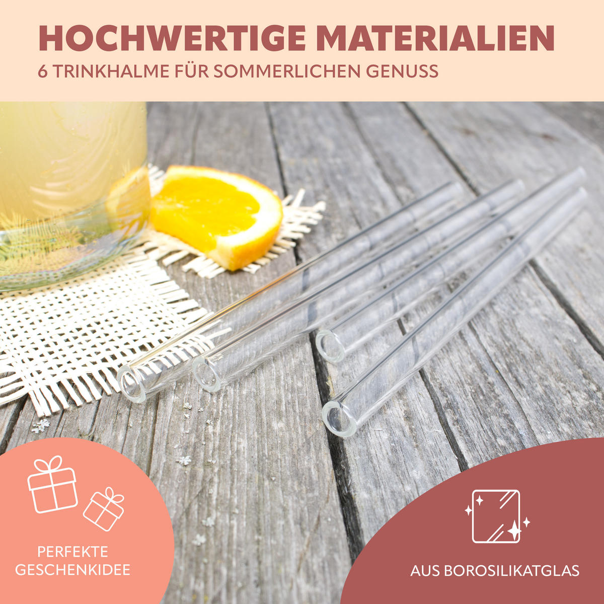 GLAS-TRINKHALME - Transparent, Glas (0.8/15cm) - bremermann