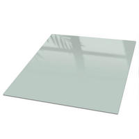 TISCHPLATTE 50x50 cm – Hellminz - Grau, Glas (50/50/0.4cm) - Wallfluent
