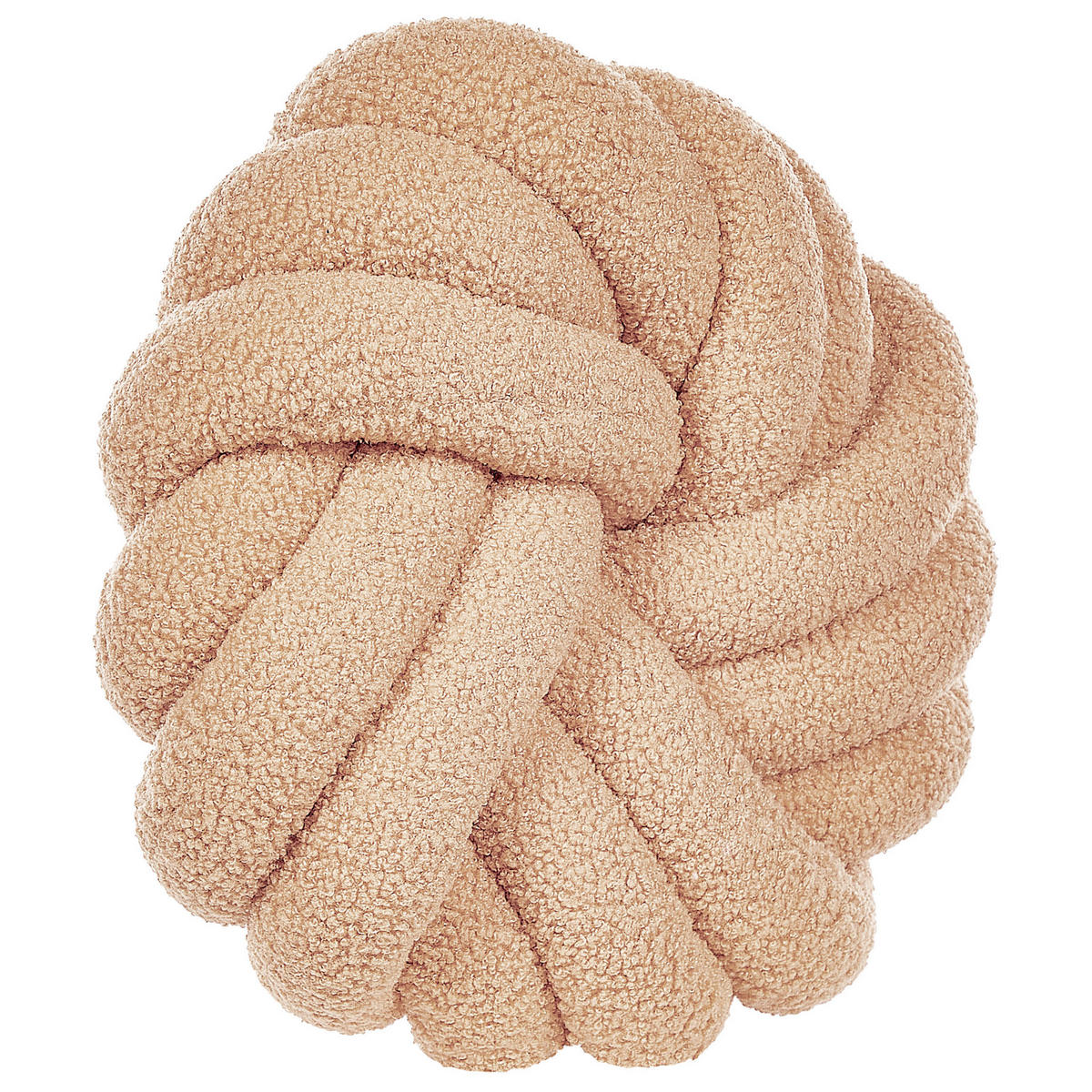 DEKOKISSEN Hellbeige 31/31 cm Akola - Beige, Textil (31/31cm) - Beliani