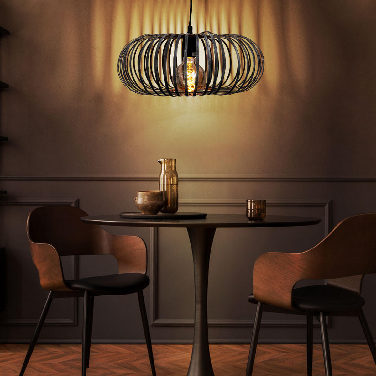 LED HÄNGELEUCHTE Johann Silber - Silberfarben, Metall (40/11.2/150cm)