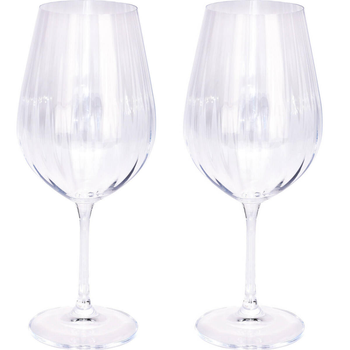 ROTWEINGLÄSER 2er-Set - Transparent, Glas (9L) - Home Styling Collection