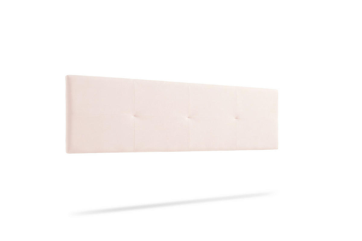 KOPFTEIL gepolstert ALTEA Aqualine 130x50x5 cm - Beige - Moonia - Beige, Holz (130/5/50cm)