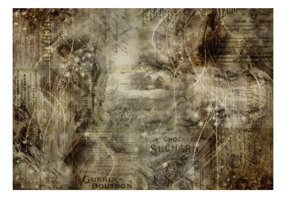 SELBSTKLEBENDE FOTOTAPETE 441/315 cm - Braun/Grau, Kunststoff/Textil (441/1cm) - KUNSTLOFT