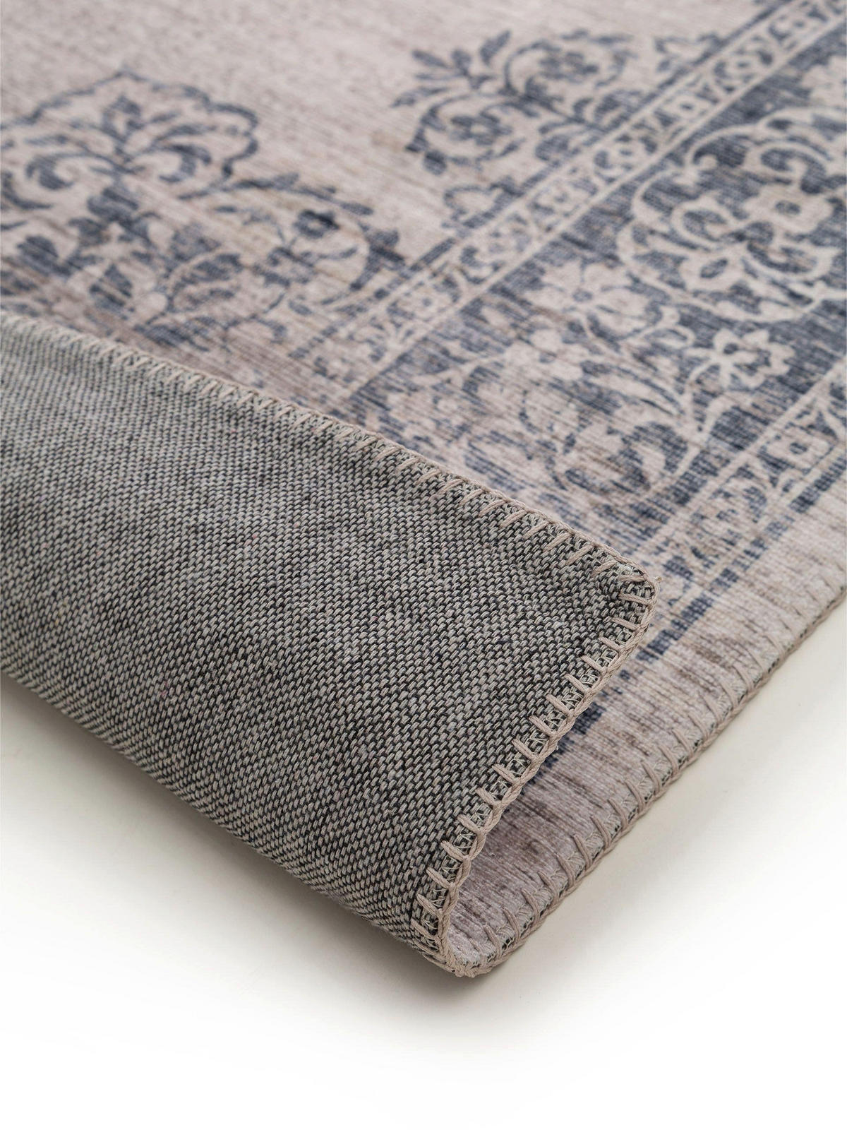 TEPPICH Laury Grau 80x150 cm - Grau, Textil (80/150cm) - benuta Pop