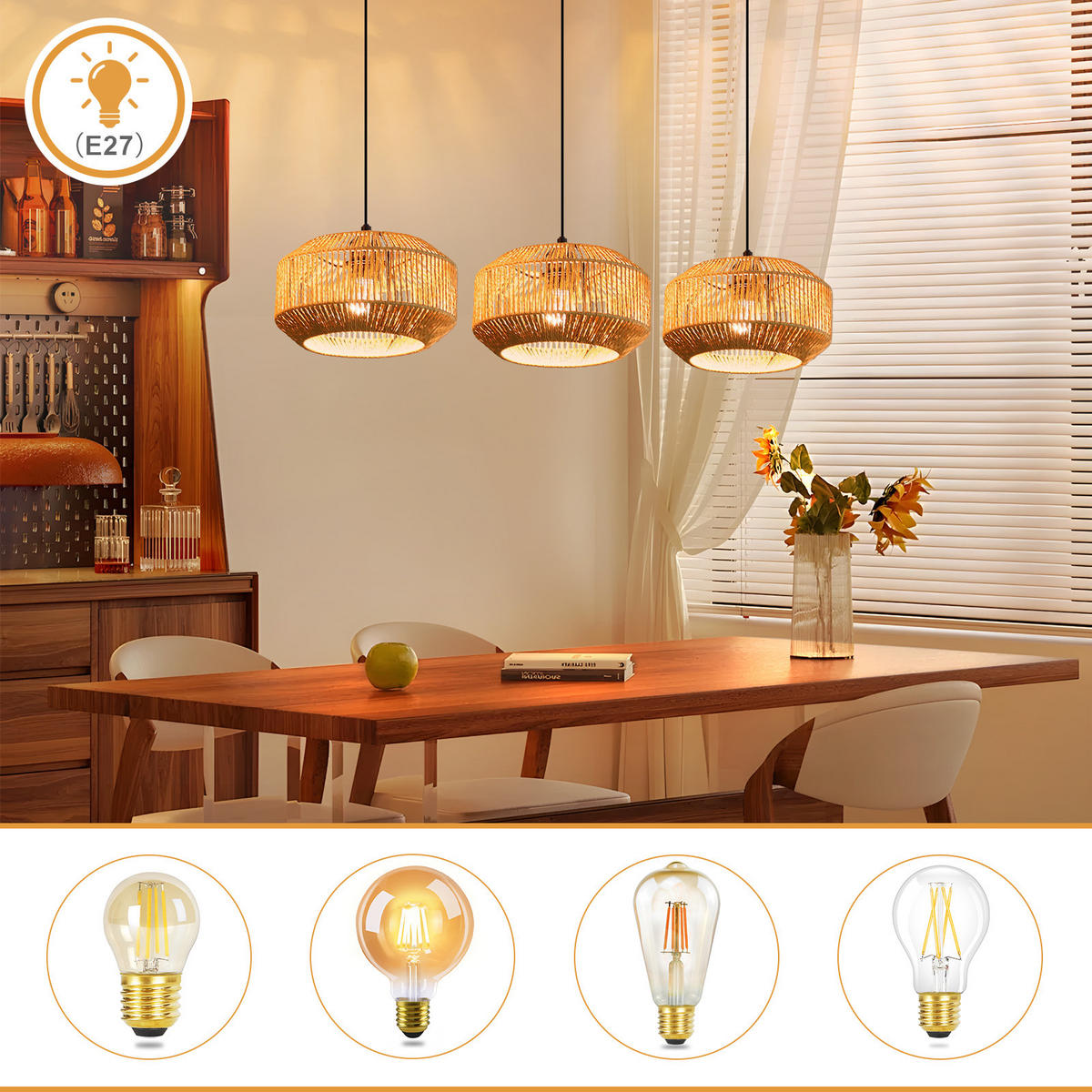 PENDELLEUCHTE Nadine 71/14.5/150 cm - Braun, Metall (71/14.5/150cm) - ZMH