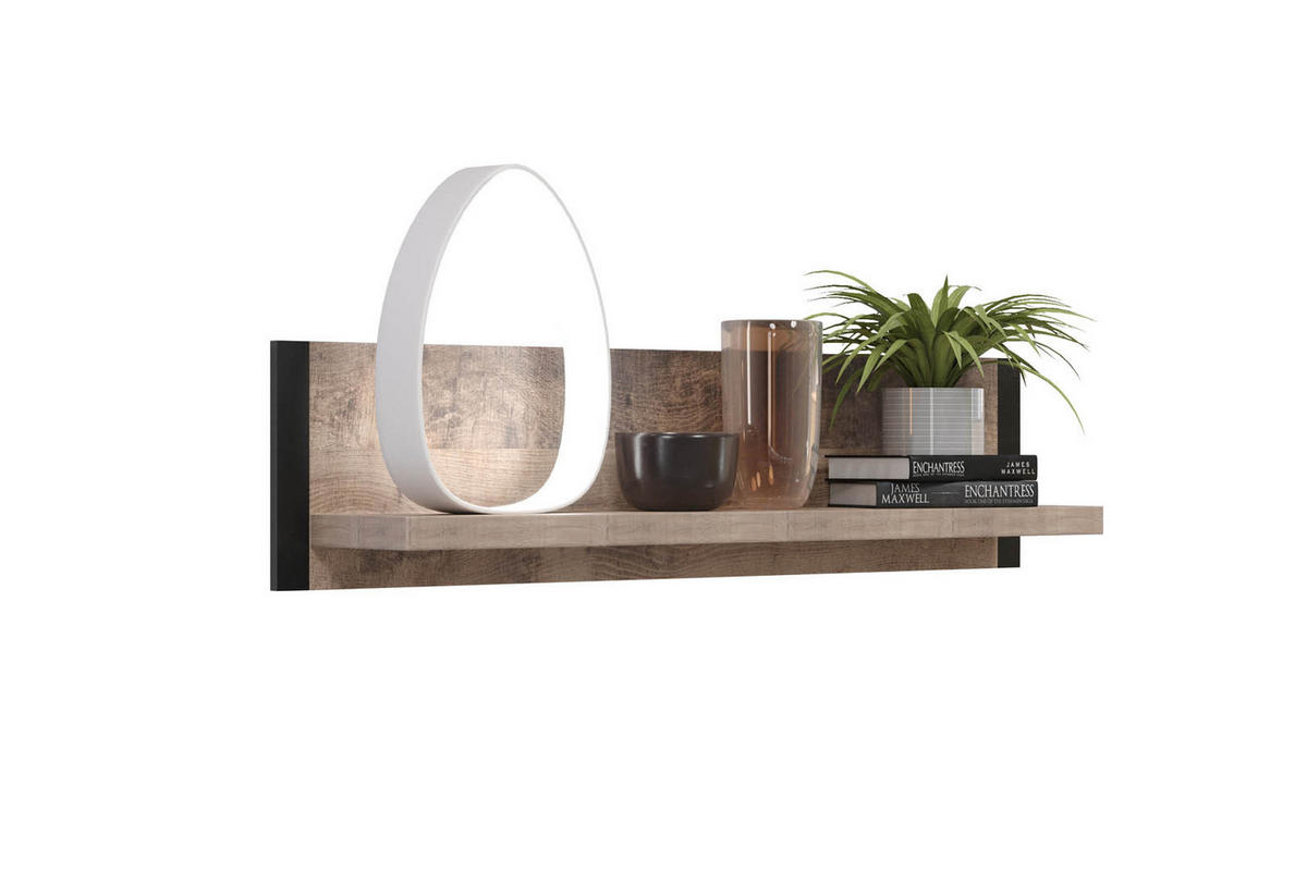WANDREGAL Emile Eiche Dekor - Eichefarben, Holzwerkstoff (110/28/23cm) - ebuy24