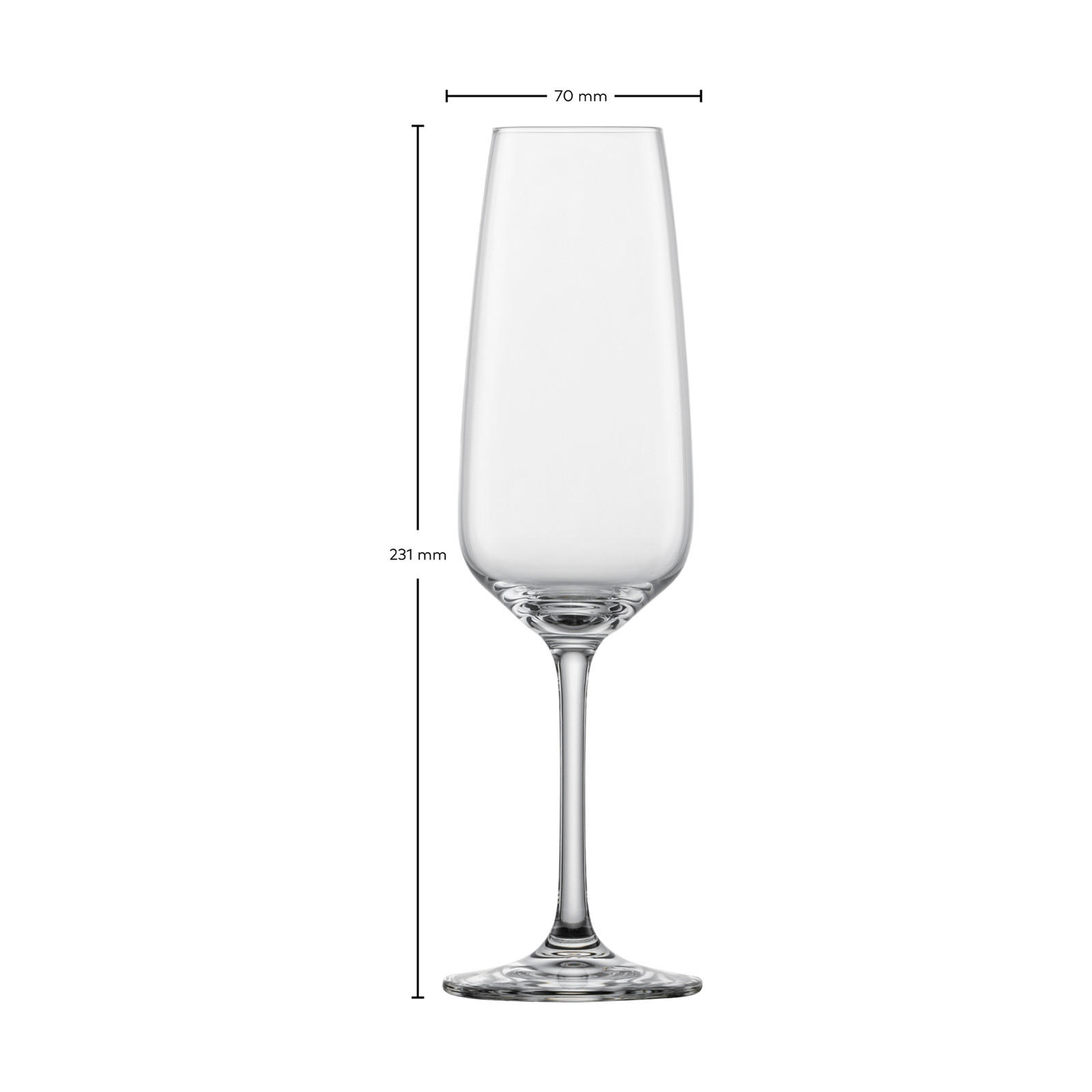 SEKTGLÄSER Tulip transparent 283 ml 4er Set - Transparent, Glas (0.283L) - Schott Zwiesel