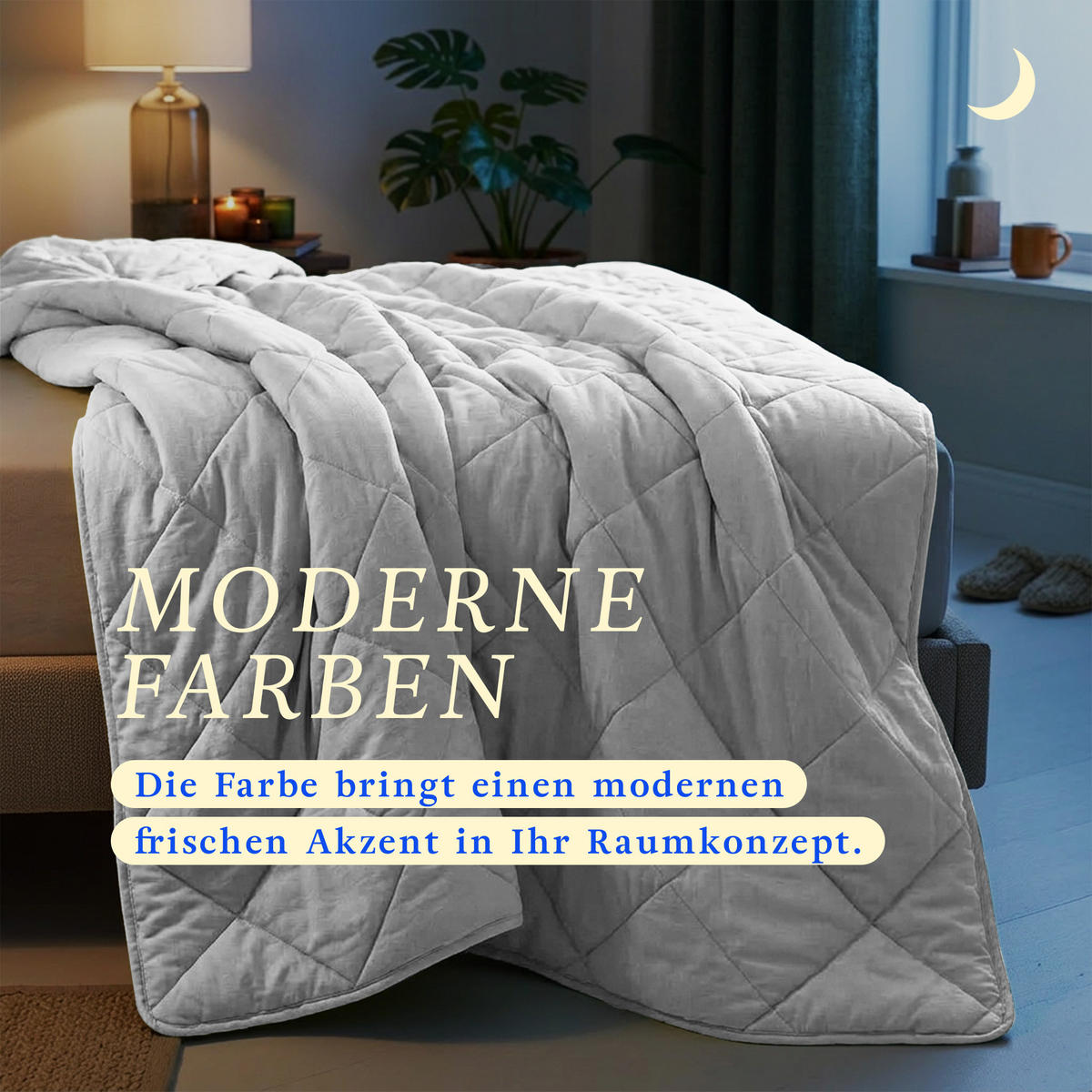 SOMMERBETT Steppbett leicht Weiß 200x200 cm - Weiß, Textil (200/200cm) - Bestlivings