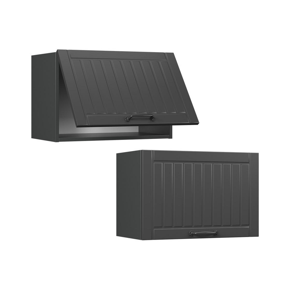 VĚŠÁK NA STĚNU Fame-Line Tmavě šedá - tmavě šedá/antracitová, kompozitní dřevo (60/40/34.1cm) - Vicco