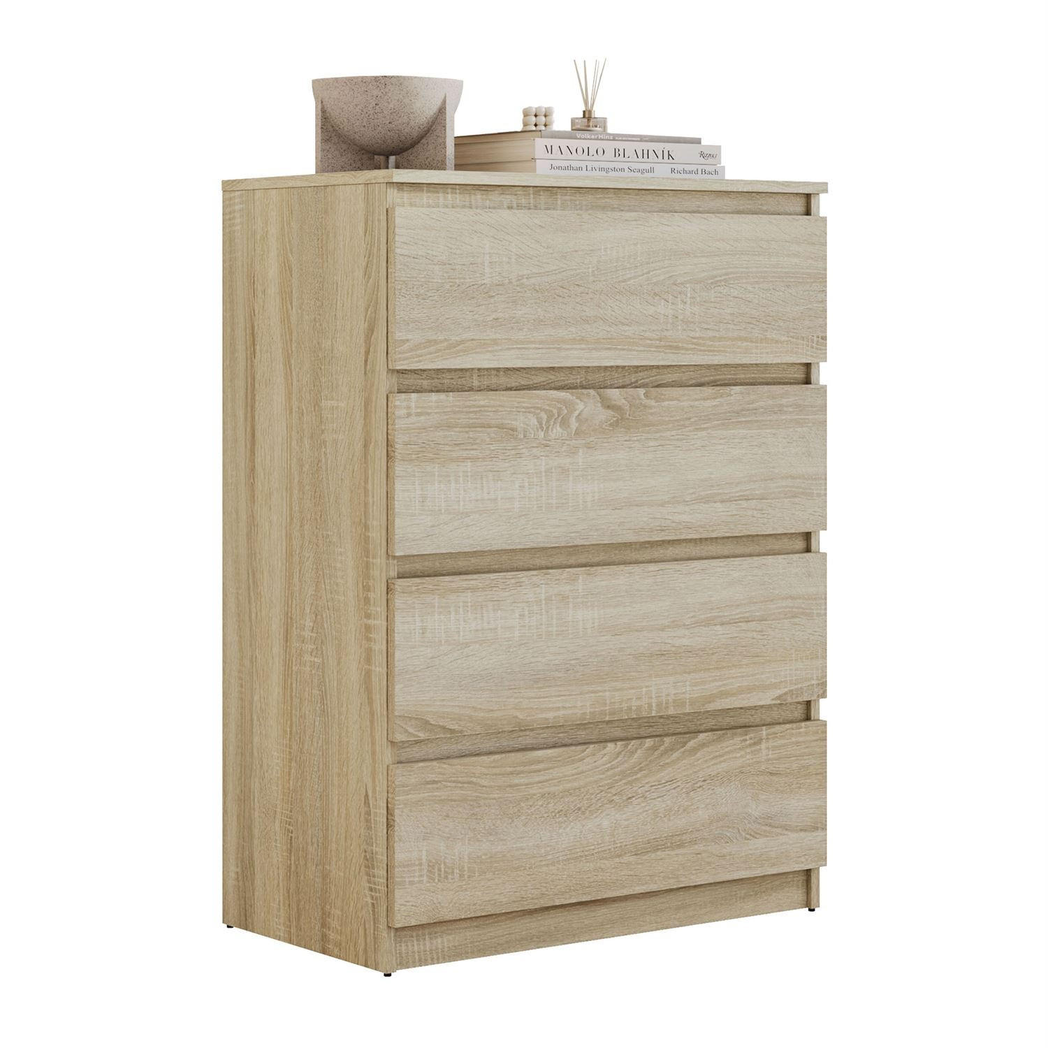HIGHBOARD HANA M4 70 Sonoma Eiche - Sonoma Eiche, Holzwerkstoff (70/97/40cm) - Lookway