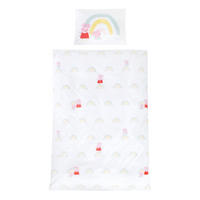 BABYBETTWÄSCHE Peppa Pig 100x135 cm - Weiß, Textil (100/135cm) - Roba