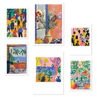 POSTER Set Mit 6 Dekoratives Matisse-Blatt A3 & A4 Rahmenlos - Klar, Papier (29/3cm) - Nacnic
