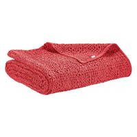 ÜBERWURF Tana himberrot 240 x 260 cm - Rosa, Textil (240/260cm) - Vivaraise