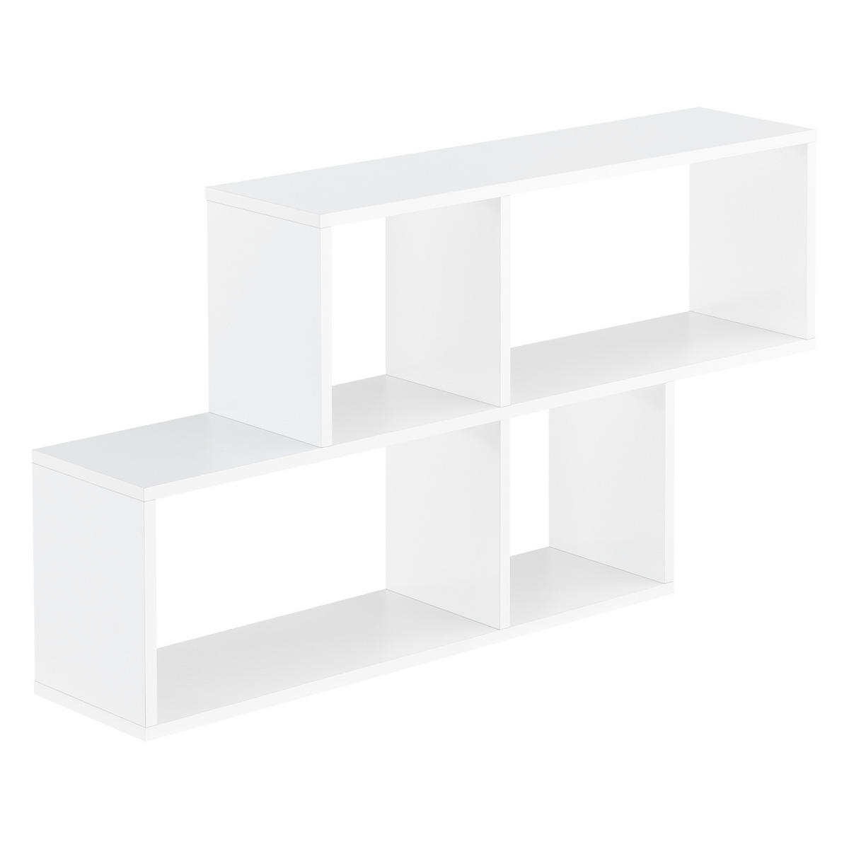 WANDREGAL Bryne - Weiß, Holzwerkstoff (100/53/19.5cm) - [en.casa]
