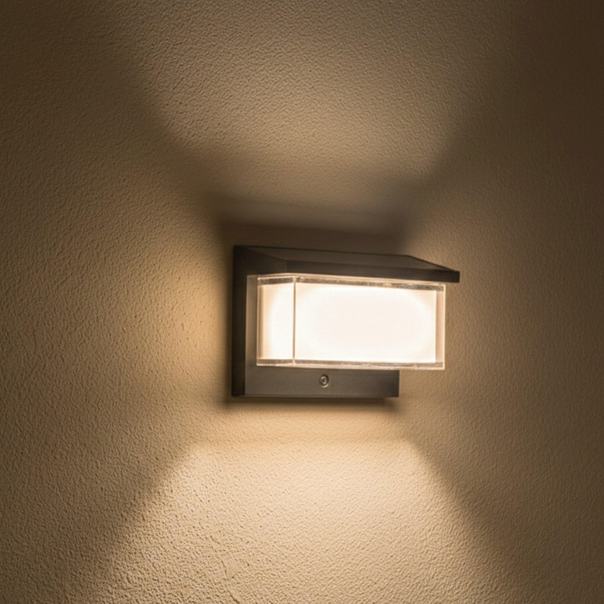 Thumbnail - Lumisky Zeany, Schwarz, Metall, 15x10x23 cm, Lampen & Leuchten, Außenbeleuchtung, Solarleuchten