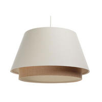 HÄNGELEUCHTE Beige 50/30 cm - Beige, Kunststoff (50/1.3/30cm) - ONZENO
