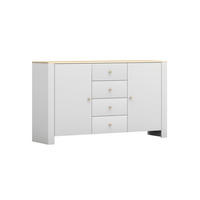 SIDEBOARD - Kommode Gawin 2D4S - Weiß, Holzwerkstoff (160/92/42cm) - Möblo