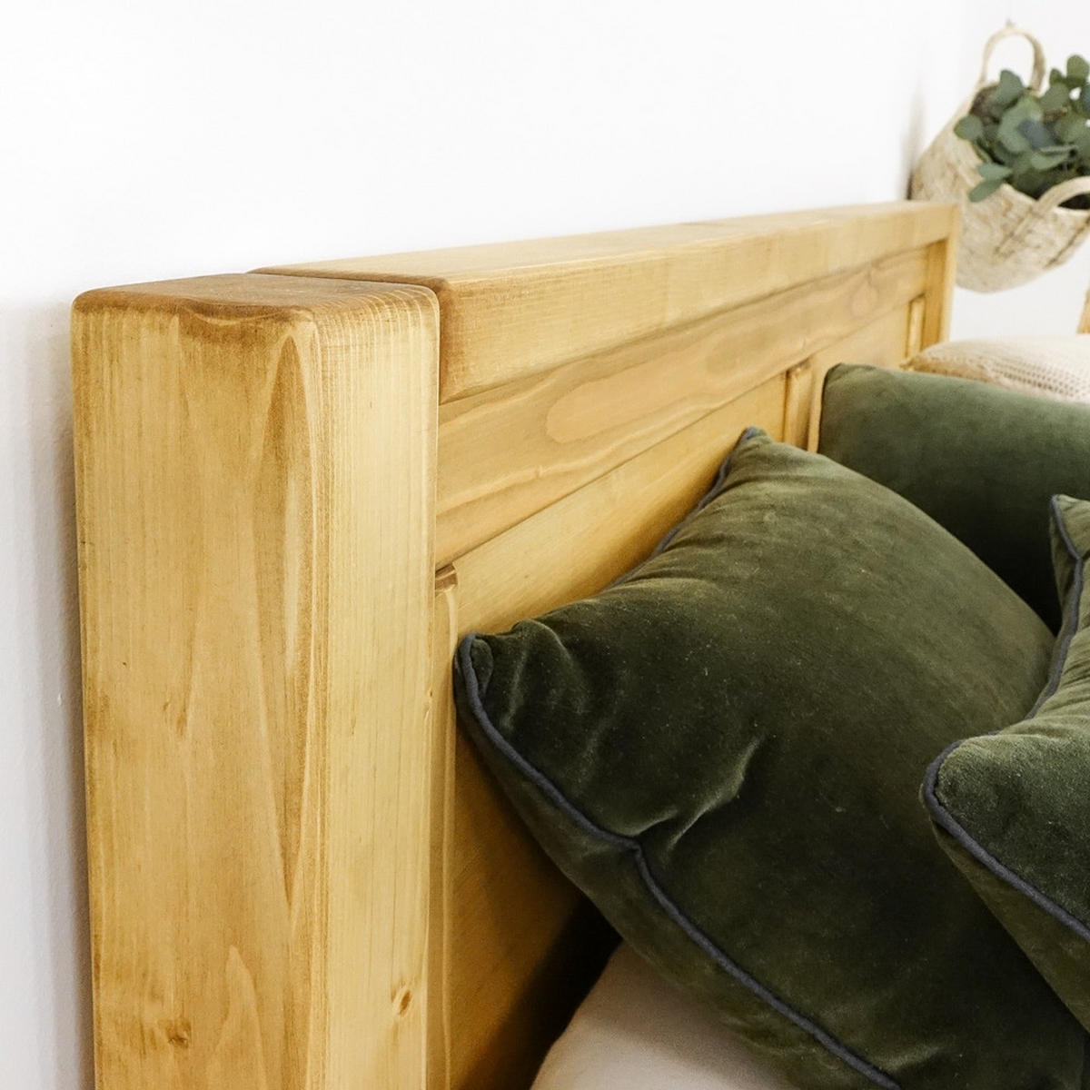 BETT aus Massivholz Sara - Honig, Holz (90/200cm) - Seart